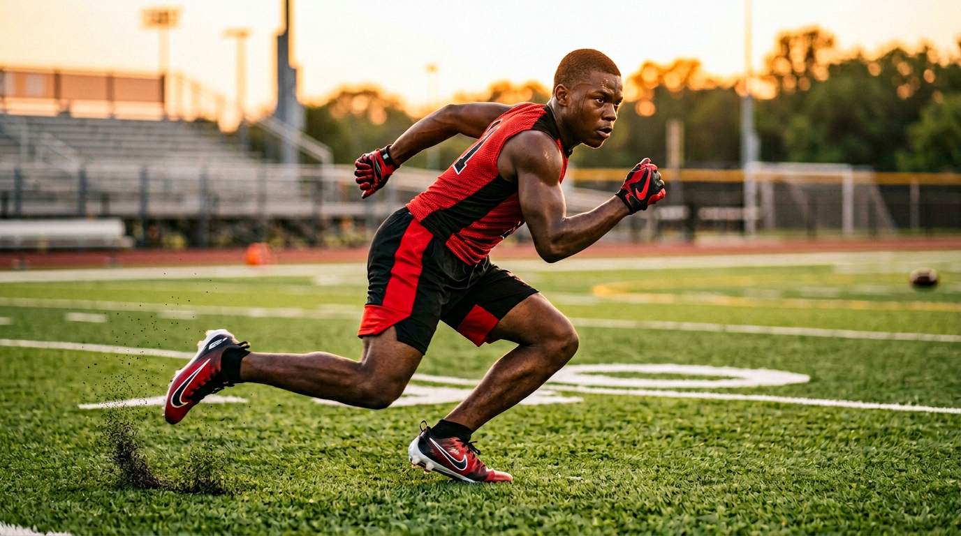 Athlete training at Top Tier